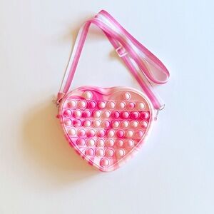 Bari Lynn Tie Dye Heart Pop It Purse